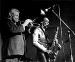 Dizzy Gillespie and Sam Rivers, 1988